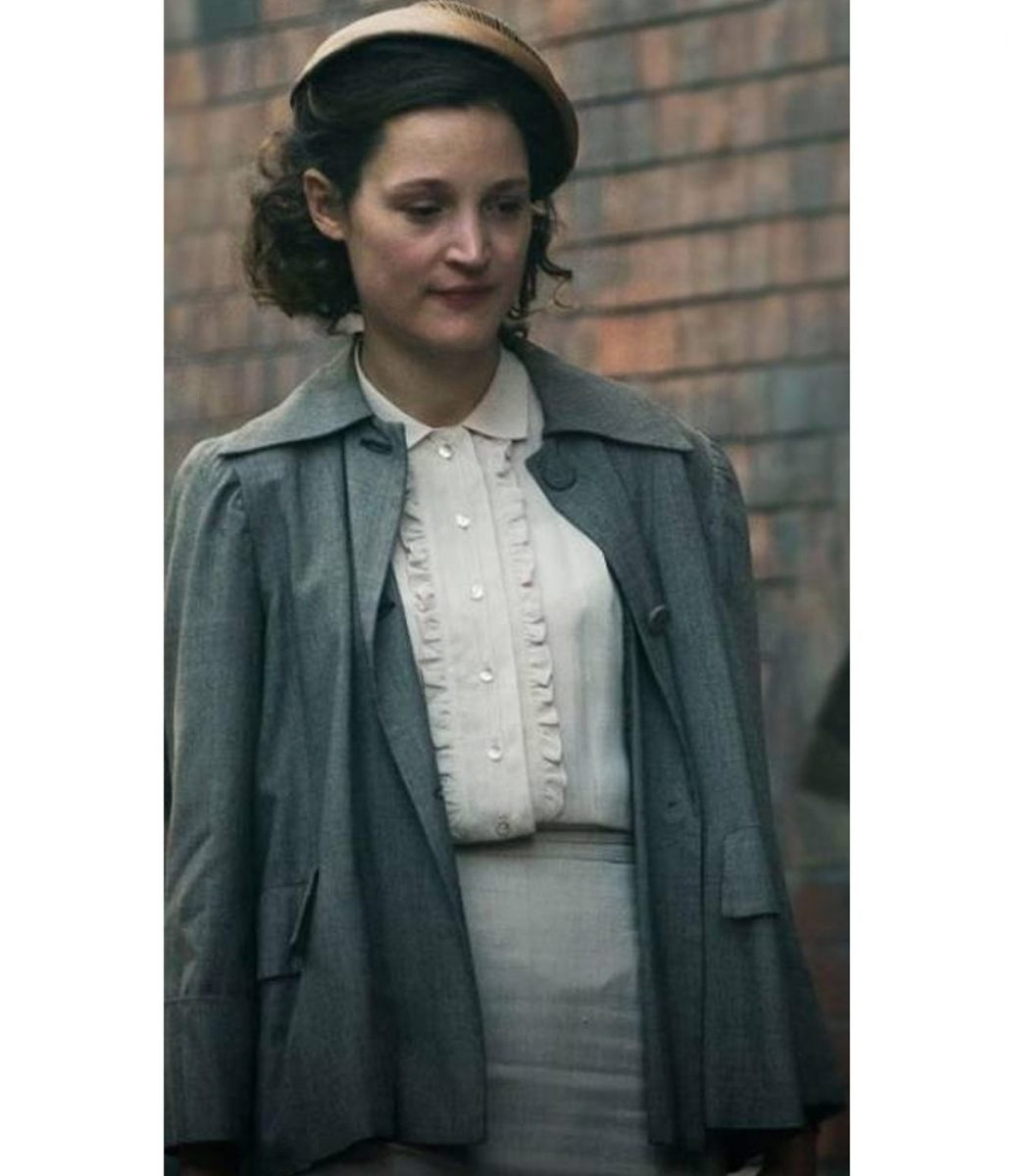 The Survivor Vicky Krieps Grey Blazer - Image 5