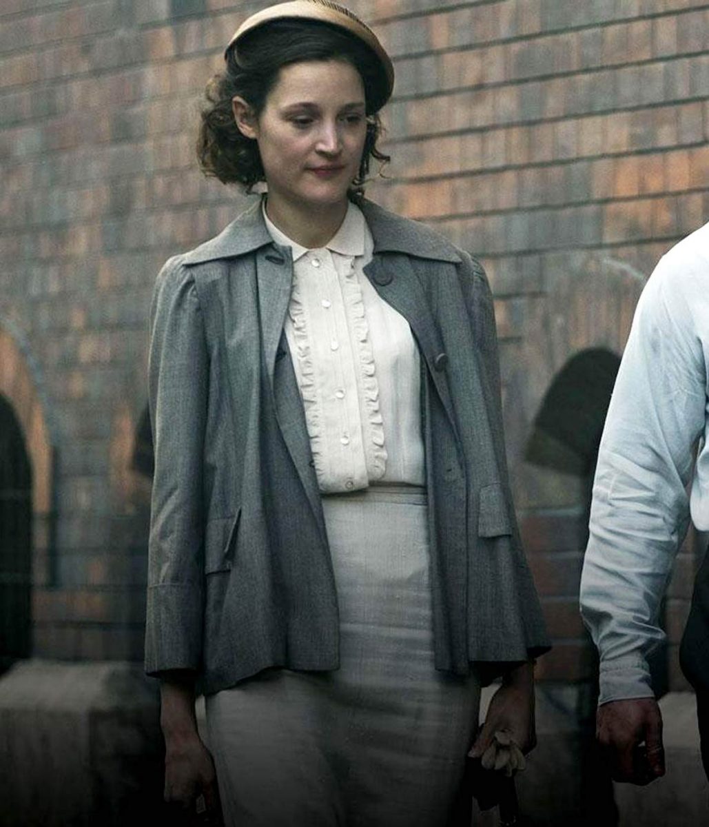 The Survivor Vicky Krieps Grey Blazer - Image 2