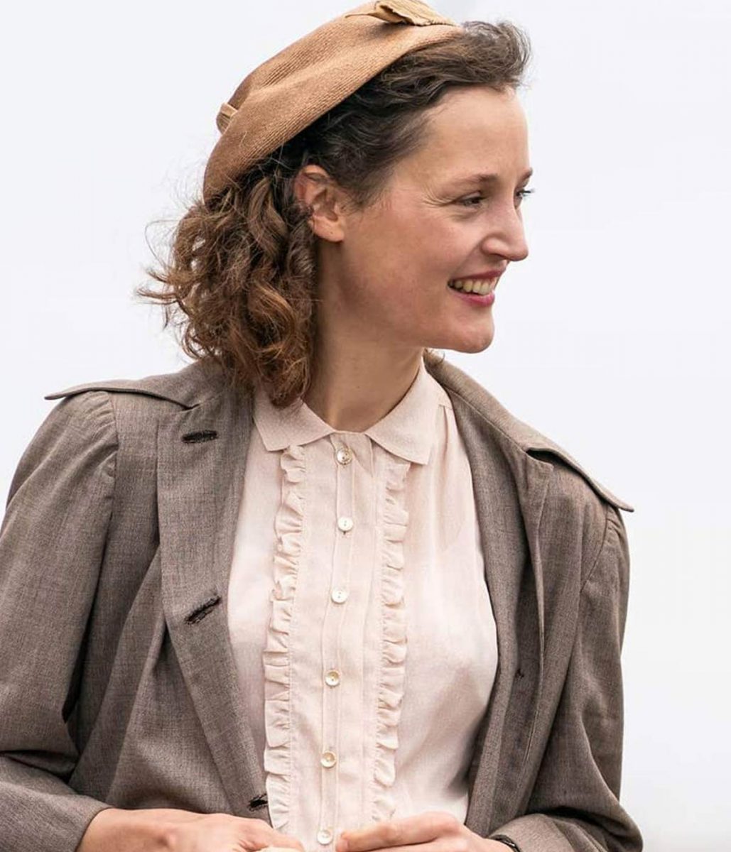 The Survivor Vicky Krieps Grey Blazer - Image 4