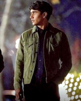 Love Victor S03 Michael Cimino Green Cotton Jacket