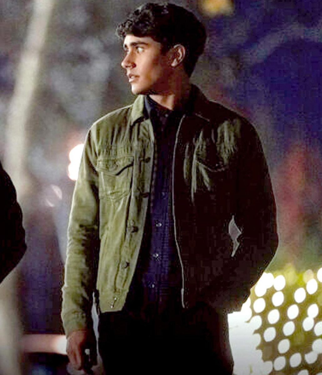 Love Victor S03 Michael Cimino Green Cotton Jacket