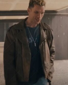 I Used to Be Famous Tom Bacon Brown Leather Jacket