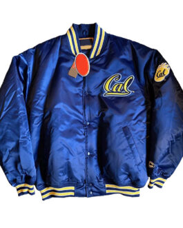 Vintage Cal Bears Blue Bomber Jacket
