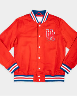 Houston Cougars Vintage UH Athletic Red Bomber Jacket