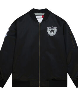 Oakland Raiders Vintage Logo Lightweight Satin Jacket