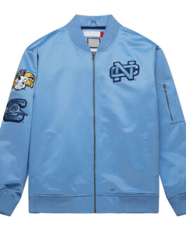 University of North Carolina Vintage Logo Light Blue Jacket