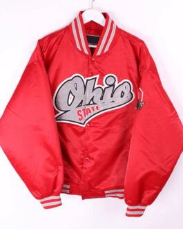 Ohio State Vintage Red Satin Jacket