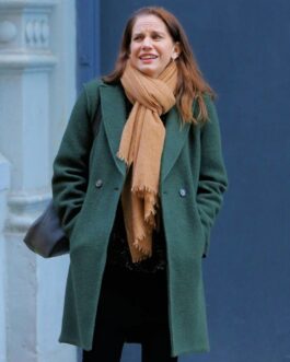 Inventing Anna Chlumsky Double Breasted Coat