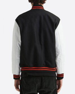 Gabriel Black W Letterman Jacket