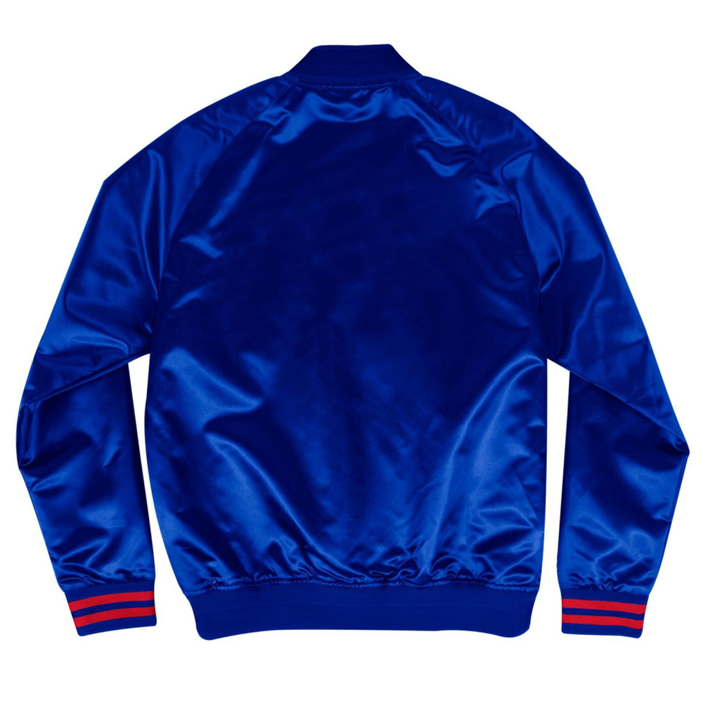 Washington Bullets Blue Lightweight Satin Jacket - Image 2