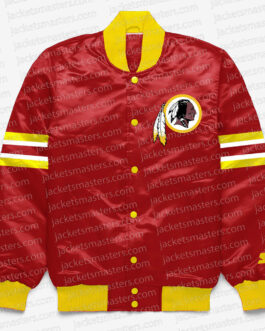 Washington Redskins Button Down Red Jacket