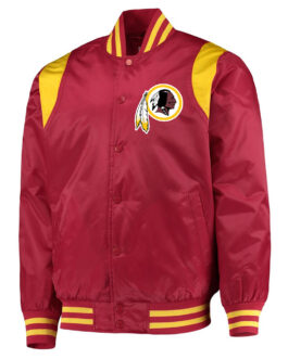 Washington Redskins Red Satin Jacket