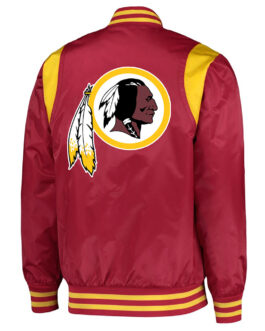 Washington Redskins Red Satin Jacket