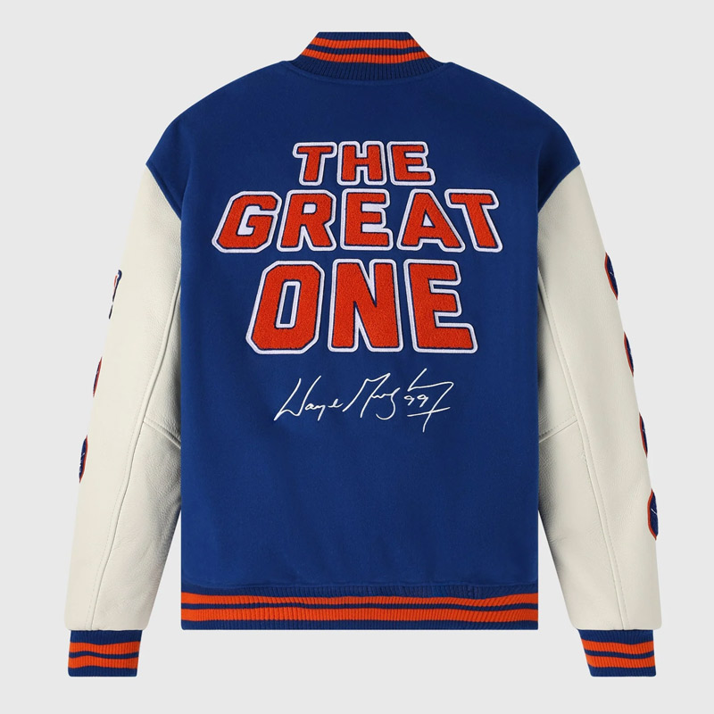 Gretzky The Great One OVO Varsity Jacket - Image 3