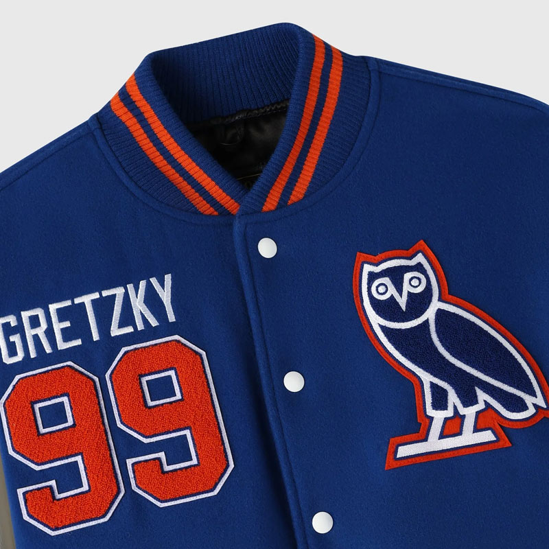 Gretzky The Great One OVO Varsity Jacket - Image 5