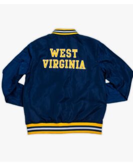 West Virginia Mountaineers Blue Bomber Jacket