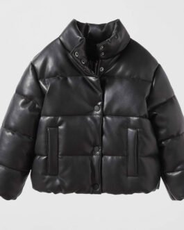 Real Housewives of Salt Lake City S03 Whitney Rose Black Puffer Jacket