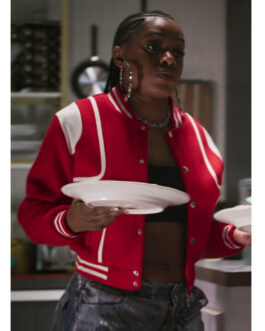 Kold X Windy Nijah Brenea Cropped Varsity Jacket