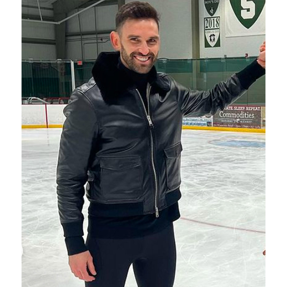 Winter House Carl Radke Aviator Black Leather Jacket - Image 2