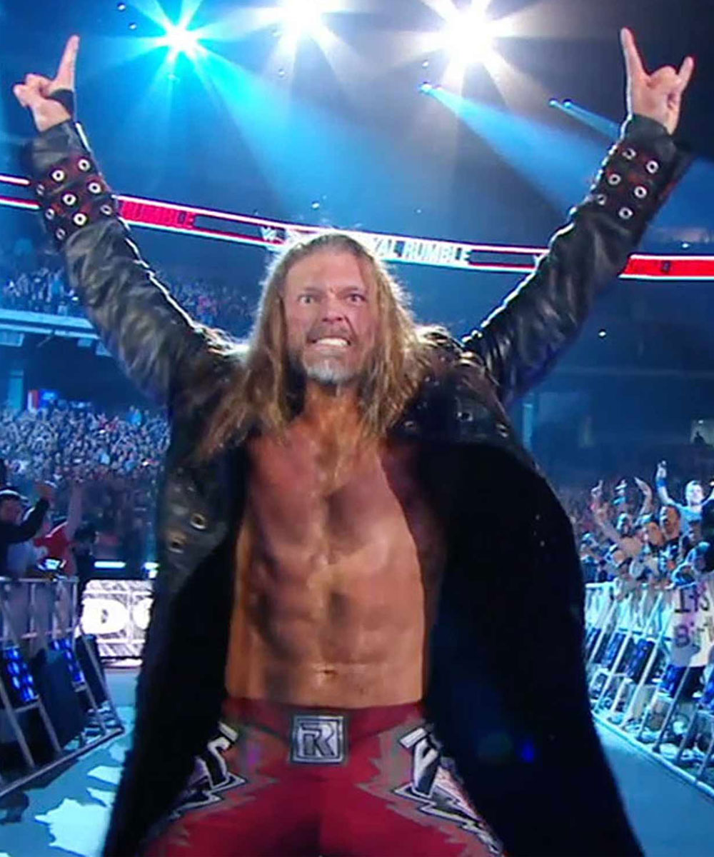 Edge Royal Rumble Leather Coat - Image 12