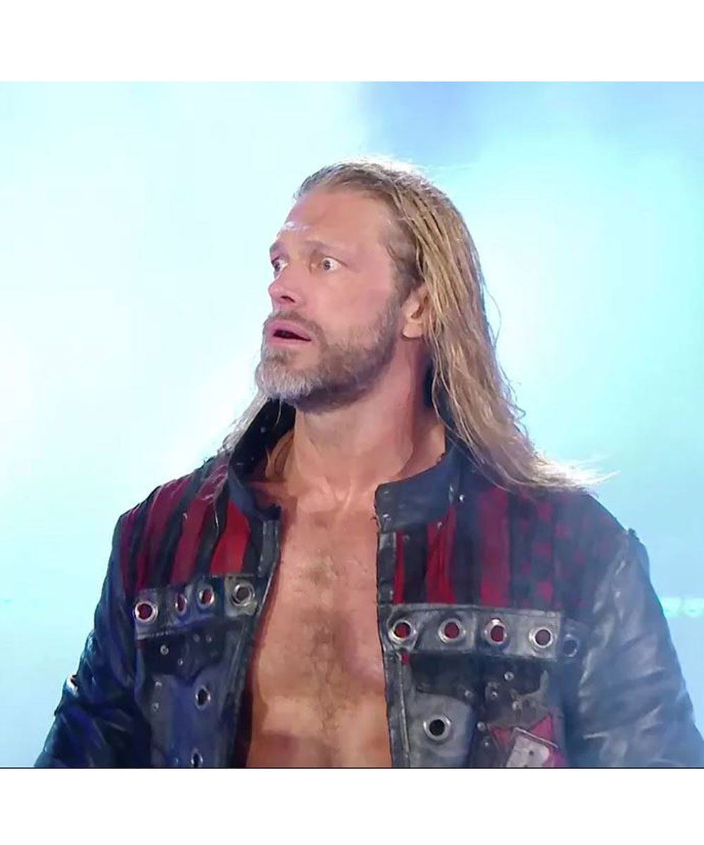 Edge Royal Rumble Leather Coat - Image 19