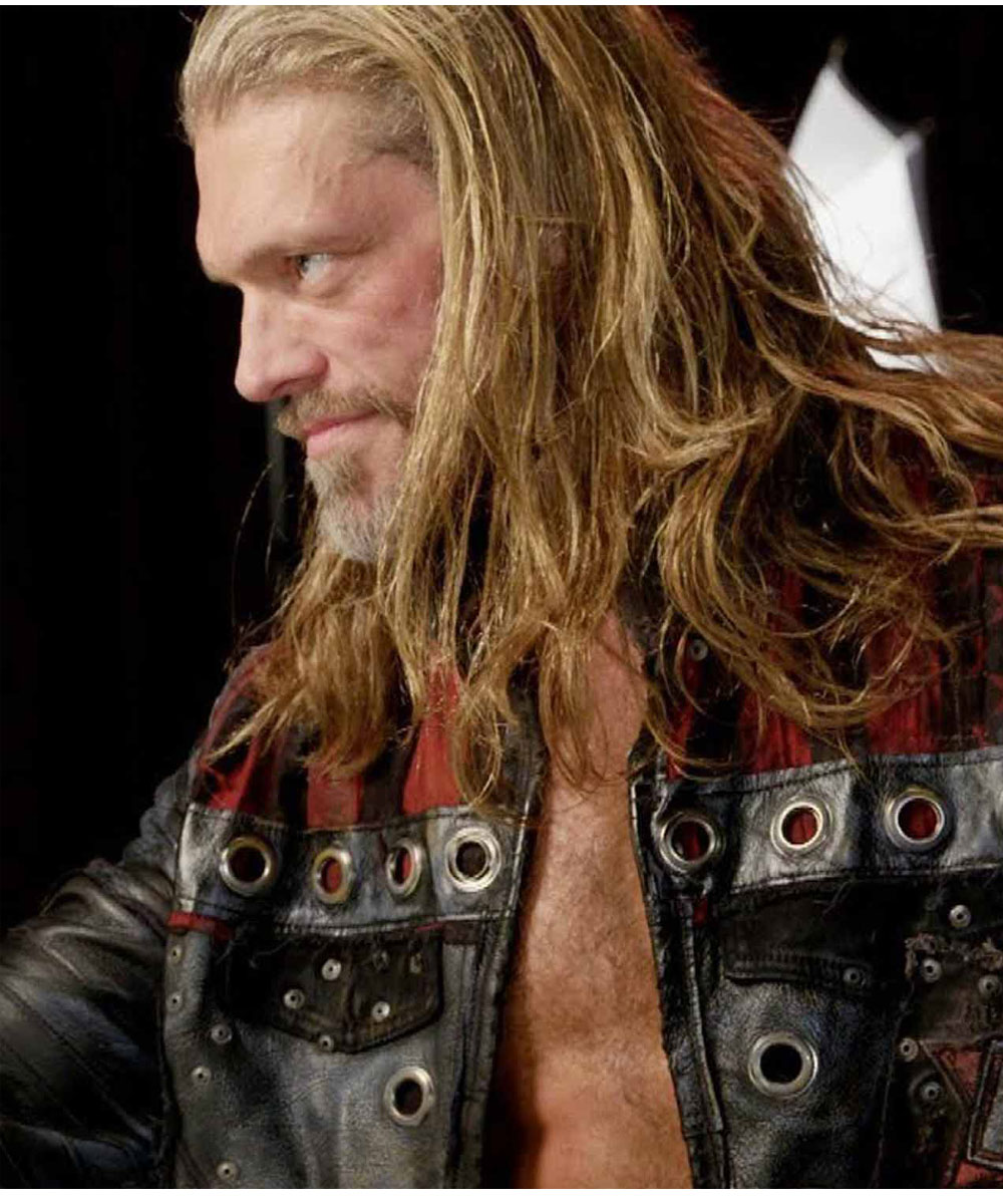 Edge Royal Rumble Leather Coat - Image 20