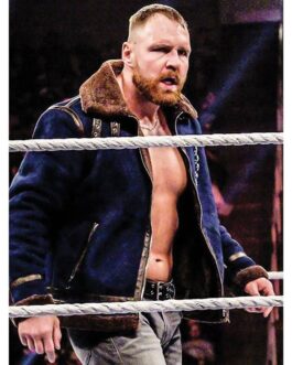 Dean Ambrose Blue Shearling Jacket