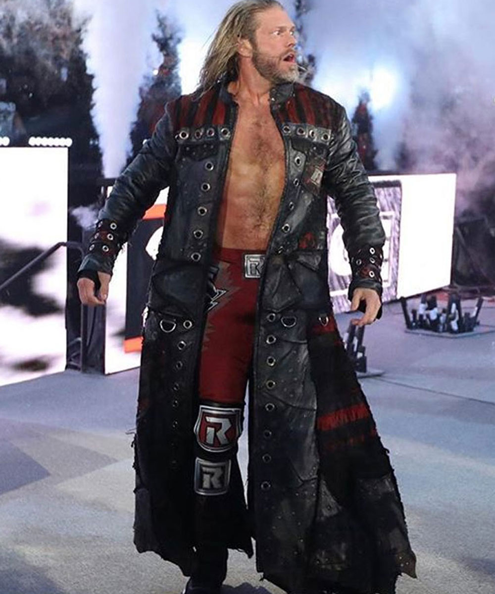 Edge Royal Rumble Leather Coat - Image 7