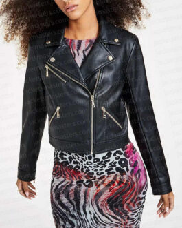 True Lies Angélica Celaya Leather Jacket