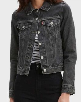 Yellowstone S04 Eden BrolinMia Denim Grey Jacket