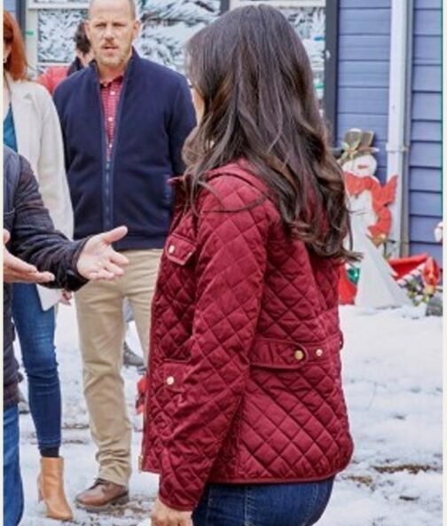Danica Mckellar You Me & The Christmas Trees Quilted Jacket - Image 4