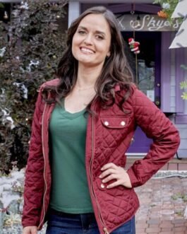 Danica Mckellar You Me & The Christmas Trees Quilted Jacket