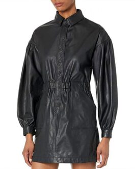 Tom Swift Ashleigh Murray Black Leather Jacket