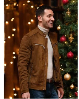 Garrett Marcantel 12 Dates of Christmas Suede Jacket