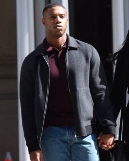 A Journal for Jordan Michael B. Jordan Black Bomber Jacket