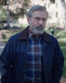 Steve Carell The Patient Blue Cotton Jacket