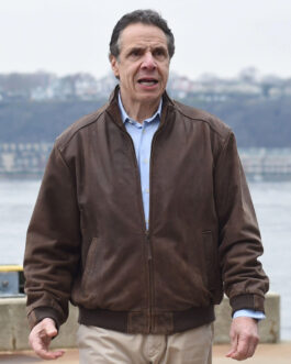 Andrew Cuomo NY Governor Leather Jacket