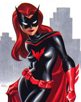 Batwoman Leather Hoodie