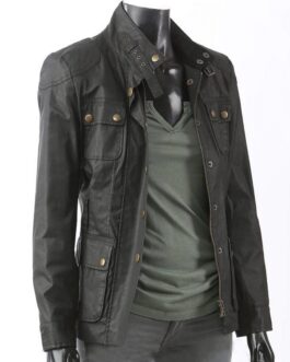 The Twilight Saga Kristen Stewart Black Field Jacket
