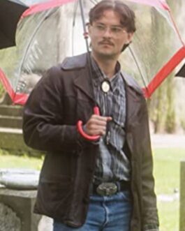 Leonidas Castrounis Big Gold Brick Brown Jacket