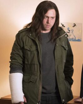 Emory Cohen Big Gold Brick Green Jacket