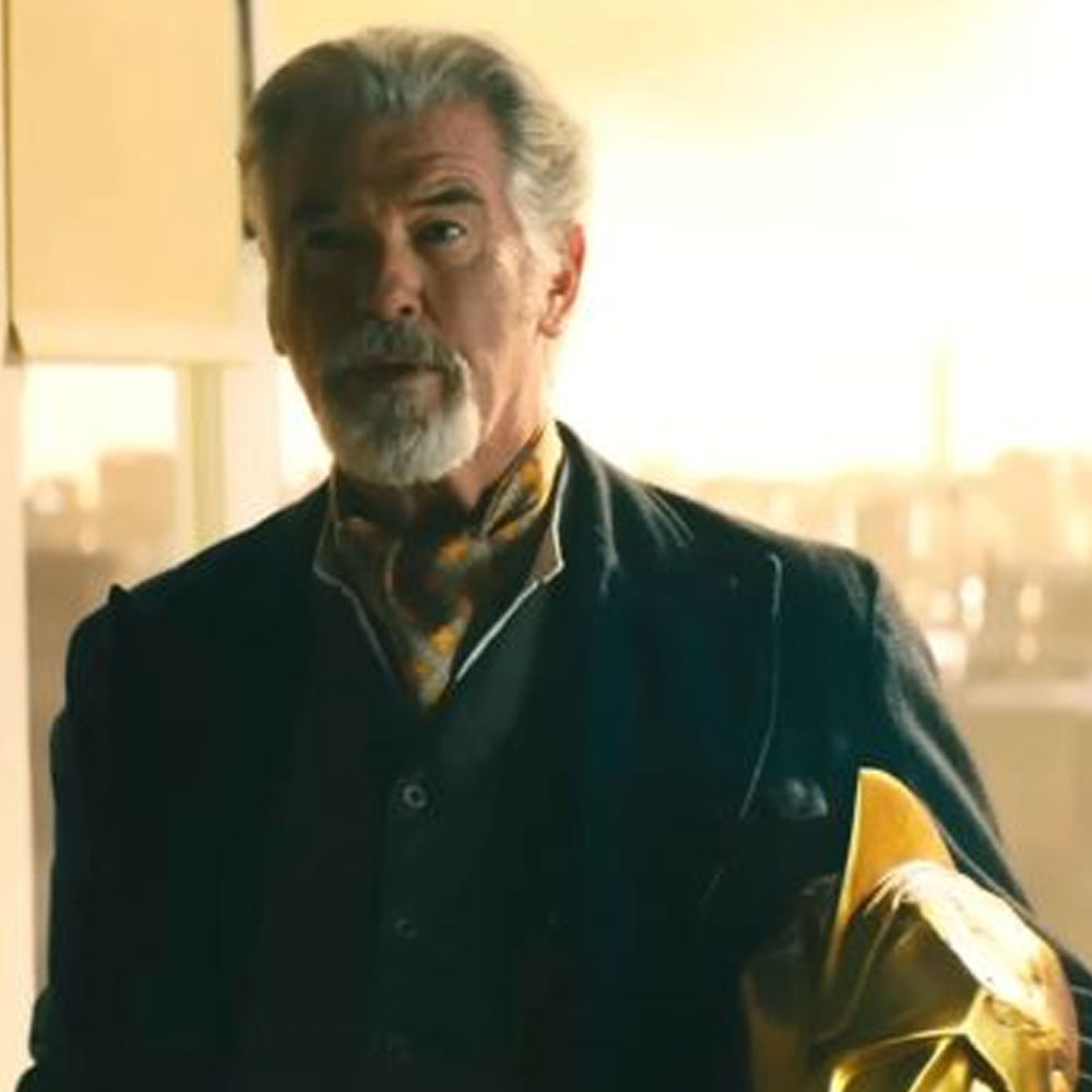 Pierce Brosnan Black Adam Blue Jacket - Image 13
