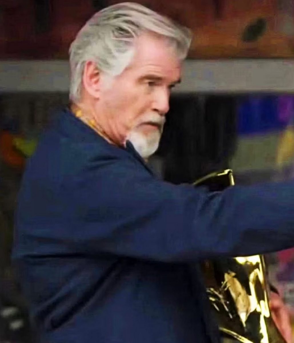 Pierce Brosnan Black Adam Blue Jacket - Image 8