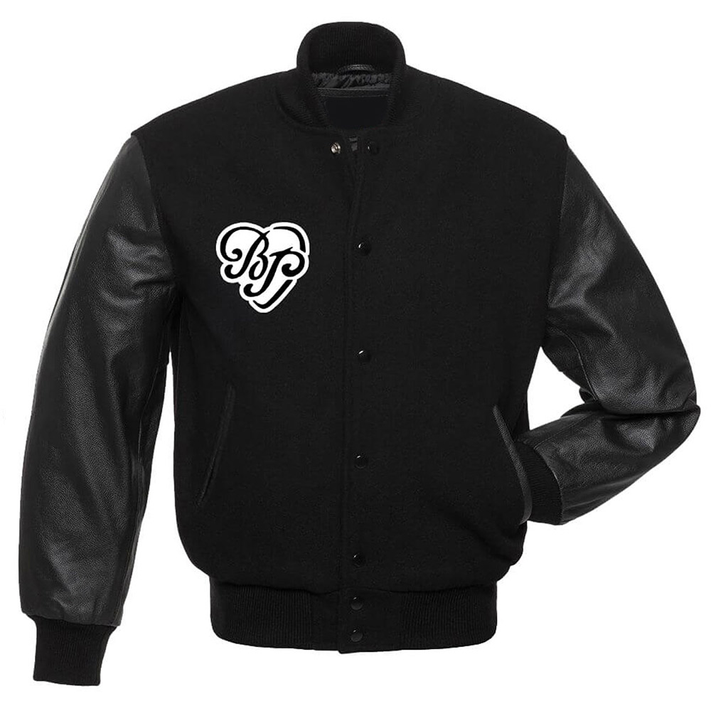 Black World Tour BLACKPINK Varsity Jacket – Wool & Leather Unisex Jacket