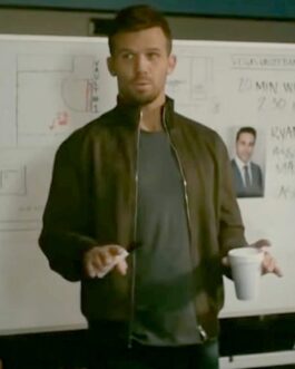 Cam Gigandet Blowback Bomber Brown Jacket