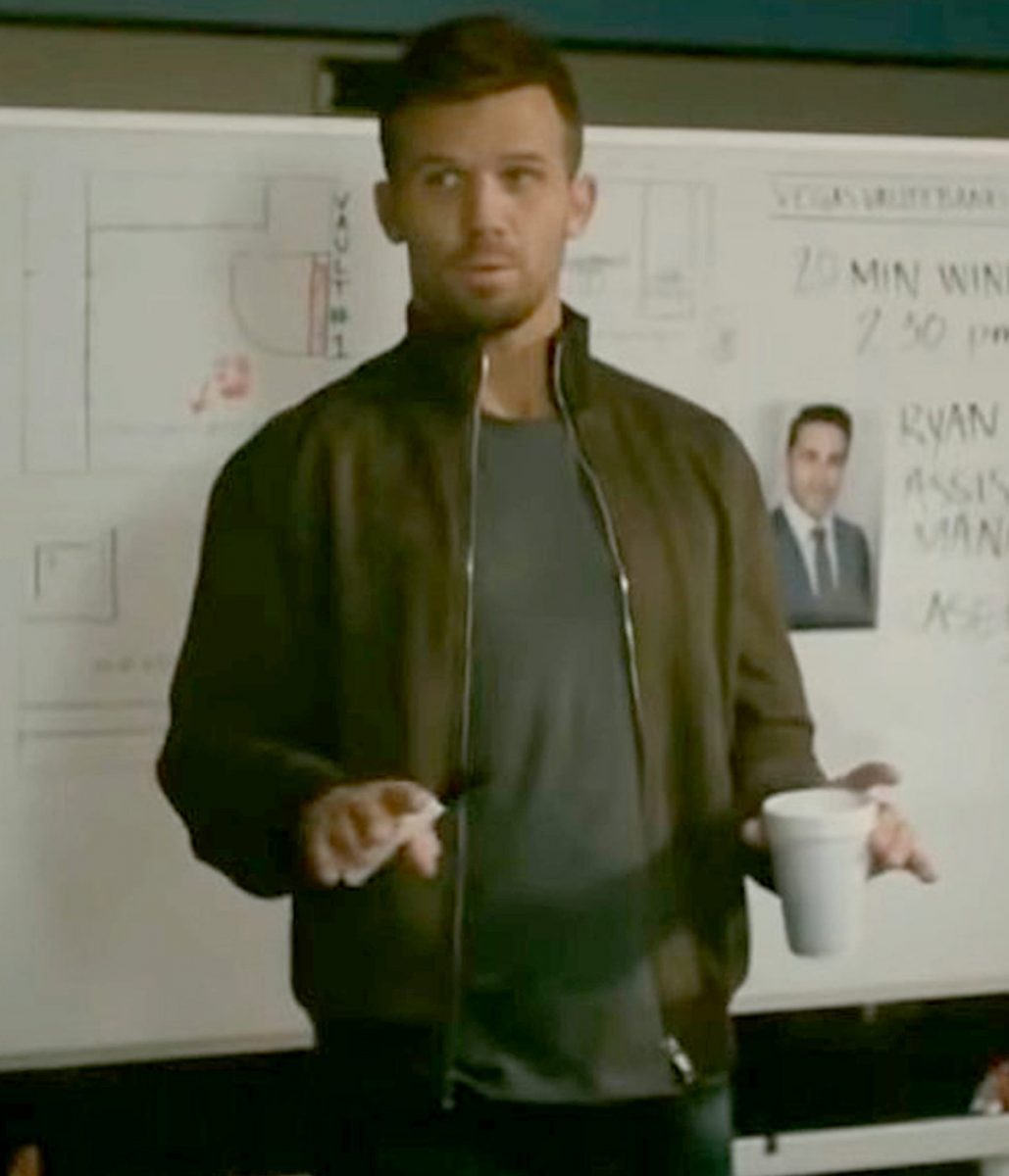 Cam Gigandet Blowback Bomber Brown Jacket