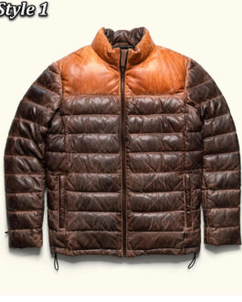 Bridger Down Leather Jacket