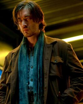 Bullet Train Kimura Suede Leather Brown Jacket