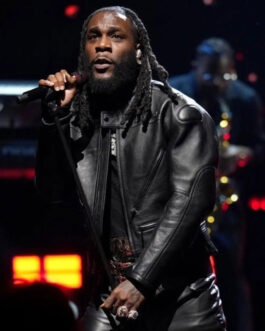 Burna Boy NBA All Star Leather Jacket