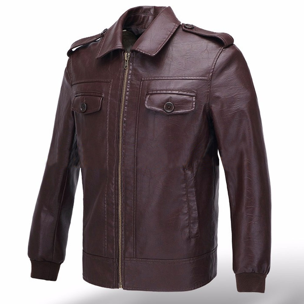 Chris Evans Captain America Avengers Brown Jacket - Image 4